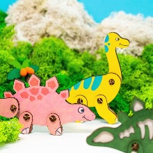 민화샵  	MDF 공룡화석 놀이 장난감